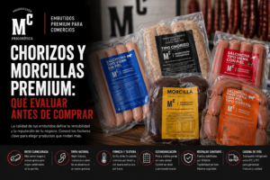 Chorizos y morcillas premium para comercios_qué evaluar antes de comprar_V1